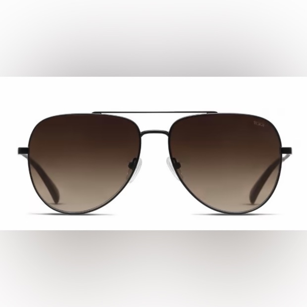 Tumi Black Aviator Sunglasses